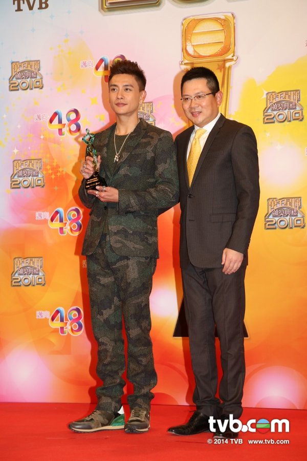 2014年度內地最受歡迎的TVB劇男、女藝人：黃宗澤、佘詩曼